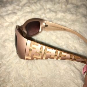 Authentic Fendi FS299 Sunglasses in tan